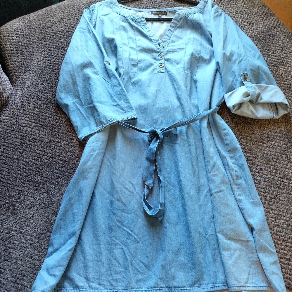 Chic Connection 3x Light BlueJean Dress